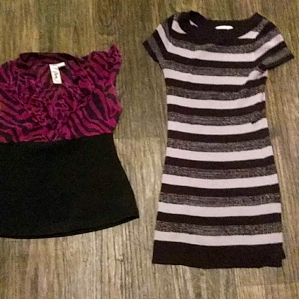 2 short sleeve shirts